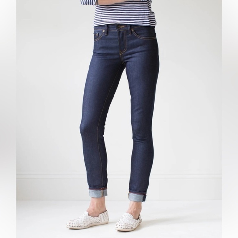 Raleigh Denim raw Surry jeans size 27 hemmed